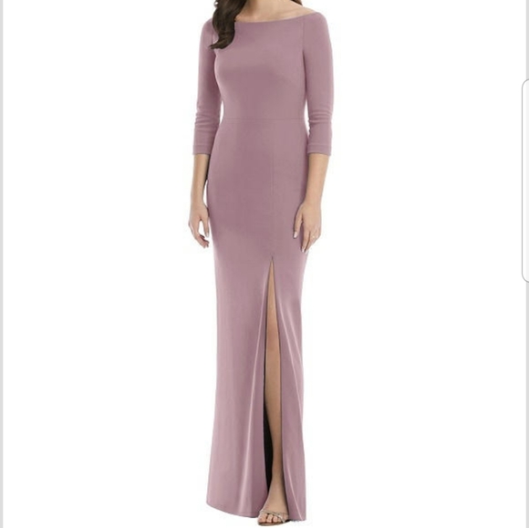 After Six Bridesmaid Dress Gown Stretch Crepe 6812